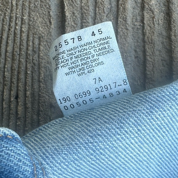 Vintage 90s Levi’s 505 Zip Fly Straight Leg Regular Fit Jeans Men 38 NWT Y2K - Picture 8 of 10